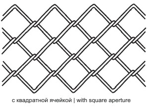 Чертеж № 1 по форме ячейки квадратная  Чертеж по подразделению формы ячейки - квадратная.